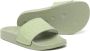 Fendi Kids logo-embossed slides Green - Thumbnail 2