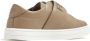 Fendi Kids logo-embroidered leather sneakers Neutrals - Thumbnail 3