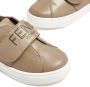 Fendi Kids logo-embroidered leather sneakers Neutrals - Thumbnail 5