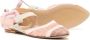 Fendi Kids logo-jacquard panelled sandals Pink - Thumbnail 2