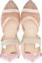 Fendi Kids logo-jacquard panelled sandals Pink - Thumbnail 3