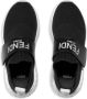 Fendi Kids logo-print low-top sneakers Black - Thumbnail 3