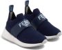 Fendi Kids logo-print mesh sneakers Blue - Thumbnail 5