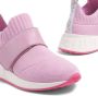 Fendi Kids logo-print mesh sneakers Pink - Thumbnail 4