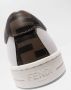 Fendi Kids logo-print slip-on leather sneakers White - Thumbnail 3