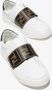 Fendi Kids logo-strap low-top sneakers White - Thumbnail 2