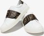Fendi Kids logo-strap low-top sneakers White - Thumbnail 5