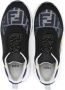 Fendi Kids monogram-print low-top sneakers Blue - Thumbnail 3