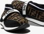 Fendi Kids Rockoko FF-motif sneakers Black - Thumbnail 4