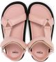 Fendi Kids touch-strap fastening sandals Pink - Thumbnail 3