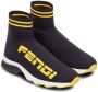 FENDI logo sock sneakers Black - Thumbnail 4