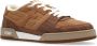 FENDI Match wood-treated sneakers Brown - Thumbnail 2