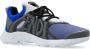 FENDI Tag lace-up panelled sneakers Blue - Thumbnail 2