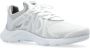 FENDI Tag lace-up panelled sneakers White - Thumbnail 2