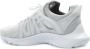 FENDI Tag lace-up panelled sneakers White - Thumbnail 3