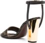 FENDI Zucca monogram heeled sandals Brown - Thumbnail 3