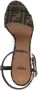 FENDI Zucca monogram heeled sandals Brown - Thumbnail 4