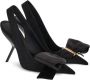 Ferragamo 105mm bow slingback pumps Black - Thumbnail 2