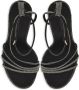 Ferragamo 105mm crystal-embellished leather sandals Black - Thumbnail 4