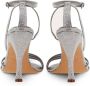 Ferragamo 105mm crystal-embellished leather sandals Silver - Thumbnail 3