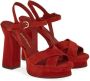 Ferragamo 115mm platform sandals Red - Thumbnail 2