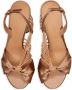 Ferragamo 125mm mirrored platform sandals Neutrals - Thumbnail 4