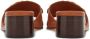 Ferragamo 40mm Gancini-buckle leather slides Brown - Thumbnail 3