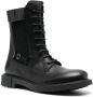 Ferragamo 40mm lace-up leather combat boots Black - Thumbnail 2