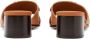 Ferragamo 40mm logo-plaque leather mules Brown - Thumbnail 3