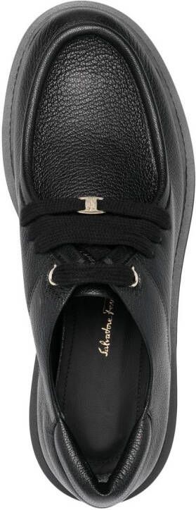 Ferragamo 50mm chunky lace-up Oxford shoes Black