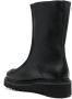 Ferragamo 50mm zip-front leather boots Black - Thumbnail 3