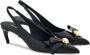 Ferragamo 55mm bow-detail patent leather pumps Black - Thumbnail 2