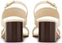 Ferragamo 55mm Gancini-buckle leather sandals Neutrals - Thumbnail 3