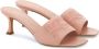 Ferragamo 55mm padded leather mules Pink - Thumbnail 2