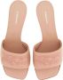 Ferragamo 55mm padded leather mules Pink - Thumbnail 4