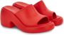Ferragamo 55mm platform-sole sandals Red - Thumbnail 2
