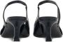 Ferragamo 55mm Vara-bow slingback leather pumps Black - Thumbnail 3
