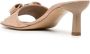 Ferragamo 60mm bow-detail leather sandals Brown - Thumbnail 3