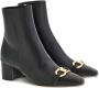 Ferragamo 60mm Gancini-buckle leather ankle boots Black - Thumbnail 2