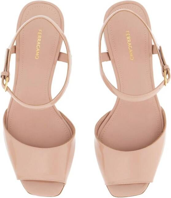 Ferragamo 60mm leather sandals Pink