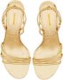 Ferragamo 70mm ankle-chain sandals Gold - Thumbnail 4
