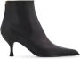 Ferragamo 70mm leather ankle boots Black - Thumbnail 4