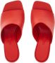 Ferragamo 70mm open-toe sculpted-heel mules Red - Thumbnail 4