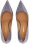 Ferragamo 70mm pointed-toe leather pumps Blue - Thumbnail 4