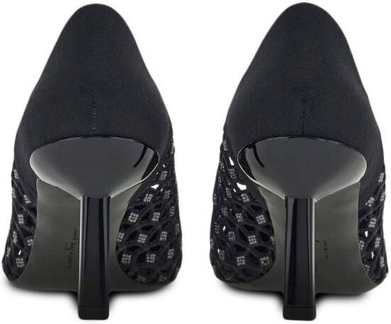 Ferragamo 70mm Vara bow pump shoes Black