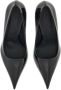 Ferragamo 70mm wedge-heel leather pumps Black - Thumbnail 4