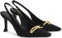 Ferragamo 85mm bow-detail leather pumps Black - Thumbnail 2