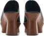 Ferragamo 85mm leather wedge sandals Black - Thumbnail 3