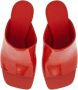 Ferragamo 85mm open-toe slide mules Red - Thumbnail 4