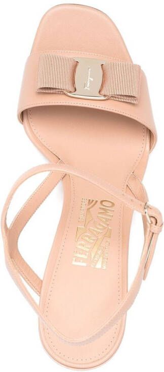 Ferragamo 95mm Gabriela open-toe sandals Neutrals